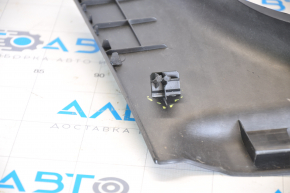 Door sill trim front right Fiat 500L 14-19 black, scratches, broken fastening