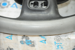 Naked steering wheel Fiat 500L 14-17 grey leather, peeling, scratches