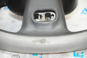 Naked steering wheel Fiat 500L 14-17 grey leather, peeling, scratches