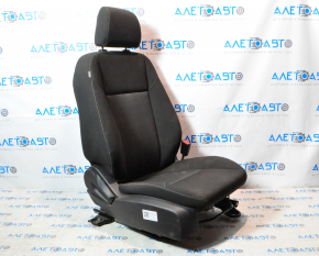 Passenger seat Ford Focus mk3 15-18 rest, without airbag, mechanical, cloth black