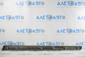 Door trim lower front left Nissan Rogue 14-20 black, worn