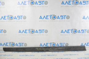 Door trim lower front left Nissan Rogue 14-20 black, worn