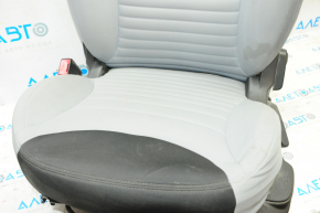 Driver's seat Fiat 500L 14-16 without airbag, mechanical, cloth gray with black inserts