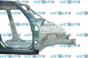 Front right quarter Fiat 500L 14-19 green, on the body