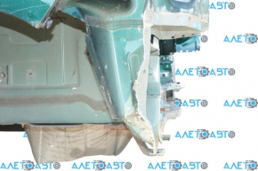 Quarter wing rear left Fiat 500L 14-19 green, bumps, dented bottom, on the body