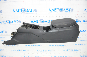 Console center armrest and cup holders Subaru Outback 20-20 black
