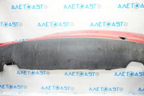 Rear bumper bare Mazda 6 13-17 usa red 41V, missing fragments, torn, broken, pressed, scratched