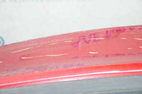 Rear bumper bare Mazda 6 13-17 usa red 41V, missing fragments, torn, broken, pressed, scratched