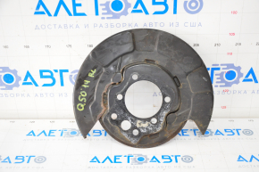 Brake Disc Cover Rear Left Infiniti Q50 14-20 Without Parking Brake Mechanism