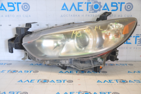 Headlight front left Mazda 6 13-17 bare usa halogen, for polishing