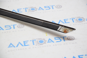 Upper door molding front left Nissan Rogue 14-20 chrome, without fasteners