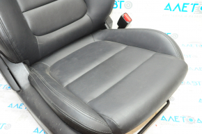 Passenger seat Mazda 6 13-15 with airbag, leather black, fur