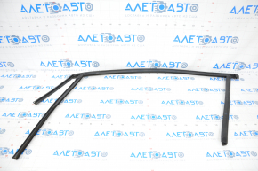 Upper door molding, front right, Ford C-max MK2 13-18 matte, with glass seal