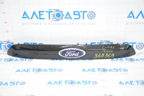 Ford C-max MK2 13-18 trunk door molding with emblem 2 fasteners are broken