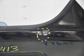 Front bumper lip trim Ford Escape MK3 17-19 rest, black, scratches, pressed