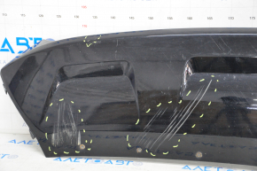 Front bumper lip trim Ford Escape MK3 17-19 rest, black, scratches, pressed