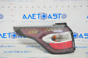 Outer wing light left Ford Escape MK3 17-19 rest, dark, water damage