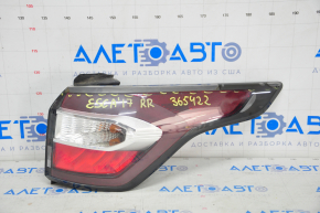 Outer wing light right Ford Escape MK3 17-19 rest, dark, water damage