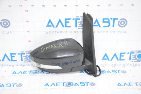 Side mirror right Ford C-max MK2 13-18 9 pins, turn signal, heated, black