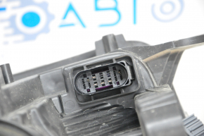 Headlight front right bare Ford Escape MK3 17-19 rest, halogen+led, dark, TYC, varnish used