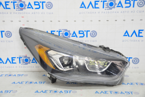 Headlight front right bare Ford Escape MK3 17-19 rest, halogen+led, dark, TYC, varnish used