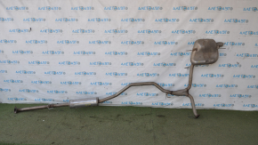 Exhaust line middle section with barrel Honda Accord 18-22 1.5T