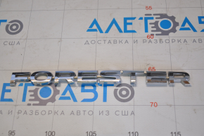 Emblem inscription FORESTER trunk door Subaru Forester 14-18 SJ