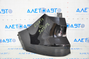 Rear bumper bare left Ford Escape MK3 17-19 rest, black