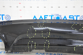 Rear bumper trim lower Ford Escape MK3 17-19 rest, 2 pipes, pressed, scratches