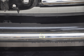 Radiator grill grill Ford Escape MK3 17-19 rest, black with chrome, scratch, chips on chrome