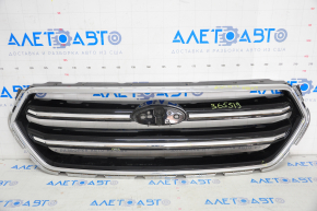 Radiator grill grill Ford Escape MK3 17-19 rest, black with chrome, scratch, chips on chrome