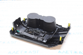 Center console trim with cup holders Toyota Camry v50 12-14 usa black, without plug