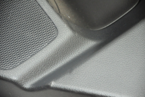 Door trim card rear left Subaru Forester 14-15 SJ black with black insert leather, armrest leather, harman kardon, scratches