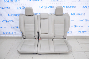 Rear row of seats 2 row Ford C-max MK2 13-18 leather beige dented seat belt latches