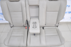 Rear row of seats 2 row Ford C-max MK2 13-18 leather beige dented seat belt latches