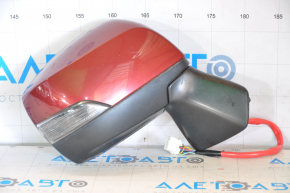 Side mirror right complete Subaru Forester 14-16 SJ 11 pins, turn signal, heated, red H2Q