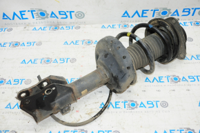 Shock absorber strut assembly front right Subaru Forester 14-16 SJ 2.0 automatic transmission torn support silent block