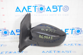 Side mirror left Ford Escape MK3 17-19 rest, 3 pins, black