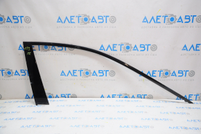 Upper door molding front right Cadillac CTS 14-19 frame, varnish peeled off