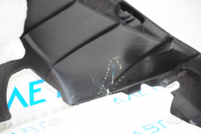 Right arch trim Subaru Forester 14-16 SJ black, cracked, broken fastener, scratches, without plugs