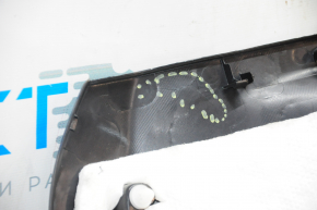 Right arch trim Subaru Forester 14-16 SJ black, cracked, broken fastener, scratches, without plugs