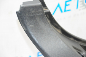Right arch trim Subaru Forester 14-16 SJ black, cracked, broken fastener, scratches, without plugs