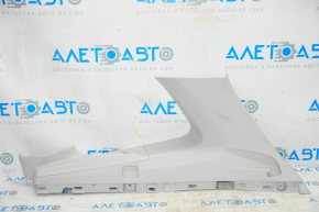 Lower right rear pillar trim Subaru Forester 14-18 SJ gray, broken mount, plastic turned white