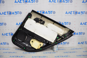 Door trim card rear left Acura ILX 13-15 leather black + beige