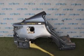 Quarter wing rear right Infiniti Q50 14-20 blue, painted, dents, bump