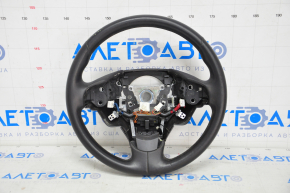 Steering wheel bare Acura ILX 13-15 leather black, scratch