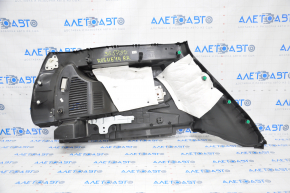 Right arch trim Nissan Rogue 14-16 black under 2 rows of scratches, worn