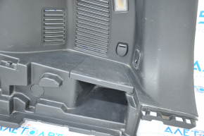 Right arch trim Nissan Rogue 14-16 black under 2 rows of scratches, worn