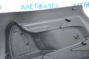 Left arch trim Nissan Rogue 14-18 black under 2 rows of scratches, worn