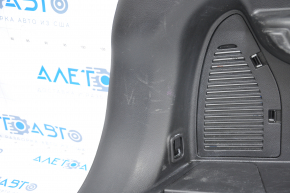 Left arch trim Nissan Rogue 14-18 black under 2 rows of scratches, worn